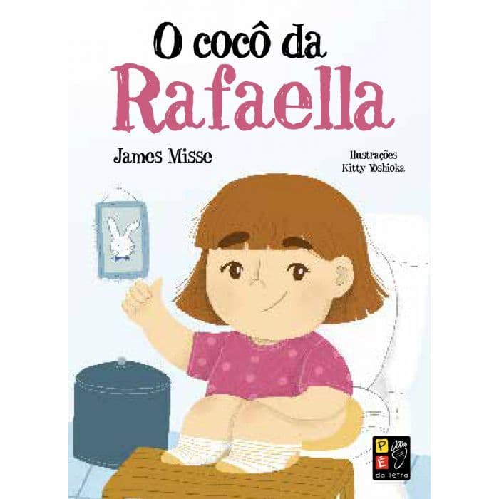 Livro Infantil O Cocô da Rafaella Almofadado Educativo e Divertido Aprender Com Diversão