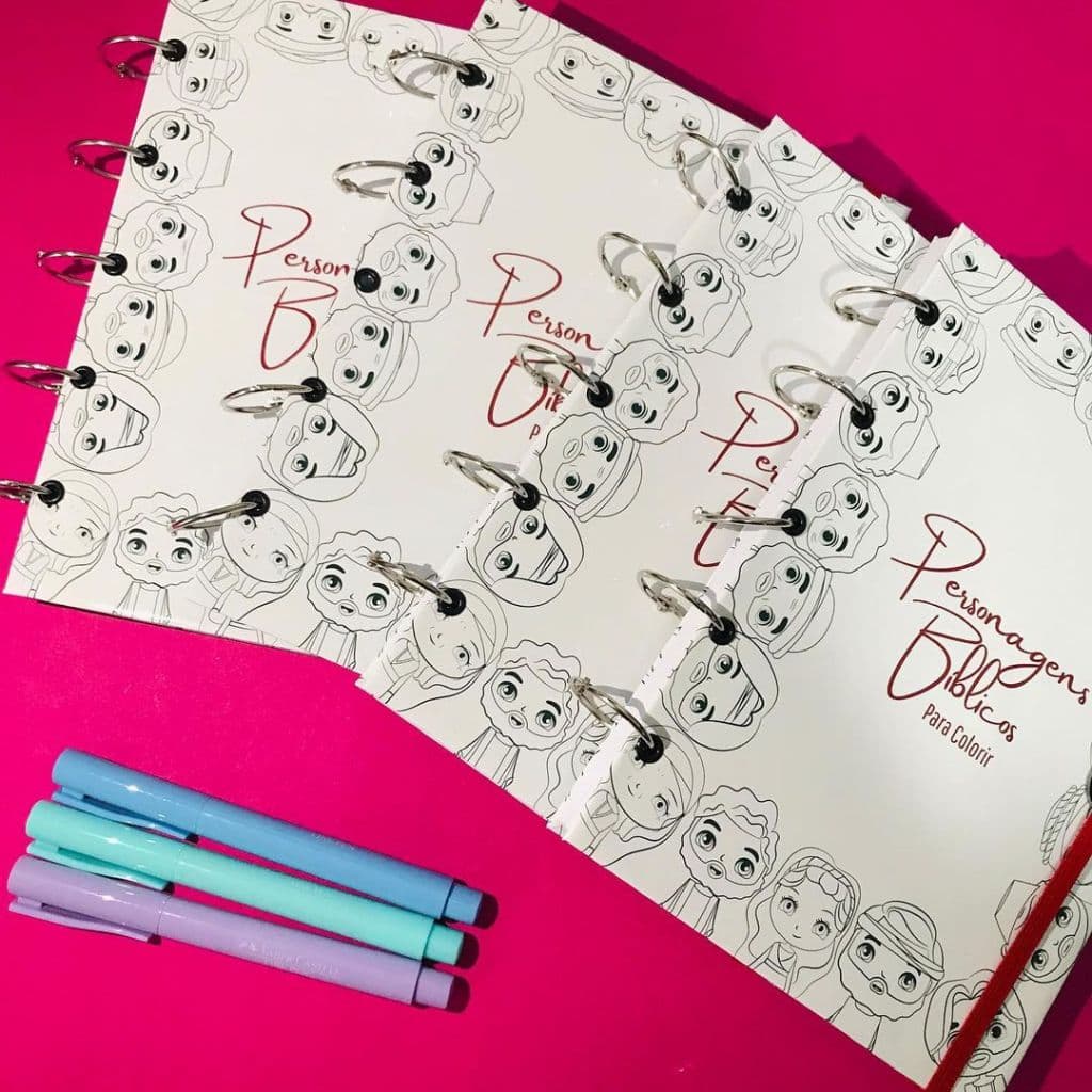 Caderno Personagens Bíblicos para Colorir  JW/TJ Personalizado - PRODUTO PRÉ-ENCOMENDA