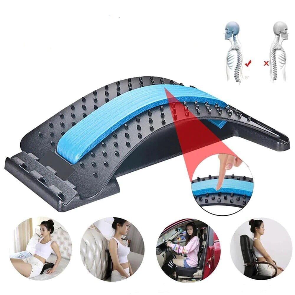 Suporte Para Alongamento E Alivio De Dor De Coluna E Lombar Massageador Magic Maca Fitness Lombar Corretor Postura