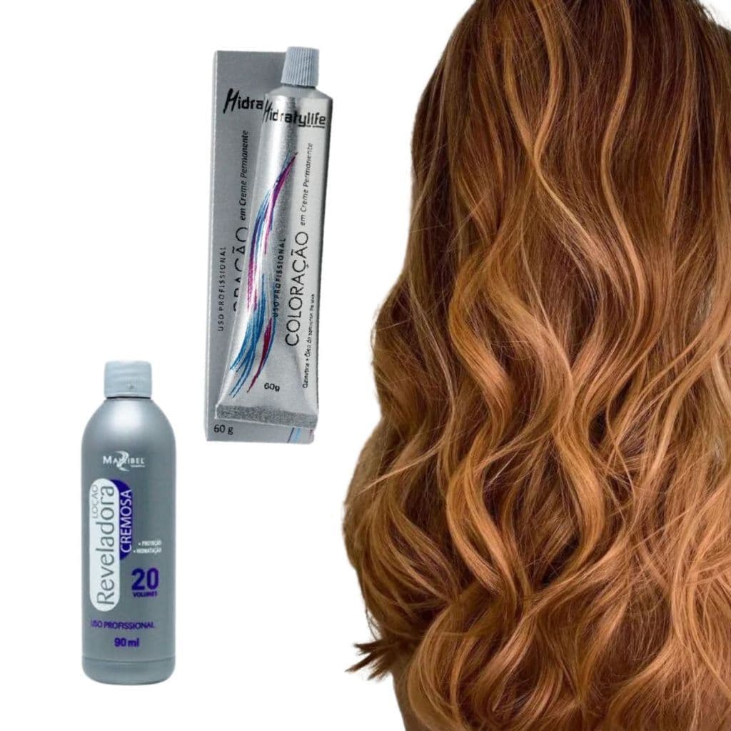 Coloração Loiro Mel + Ox 20 vol 90ml Mairibel Hidraty
