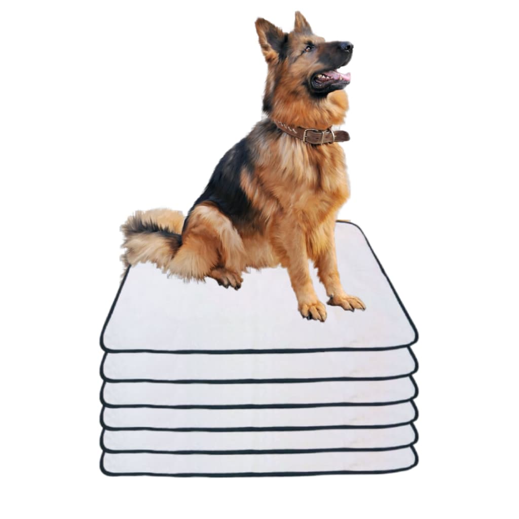 Kit 6 Tapetes Internos Lavável Para Cães - Casa Sem Xixi 80x60