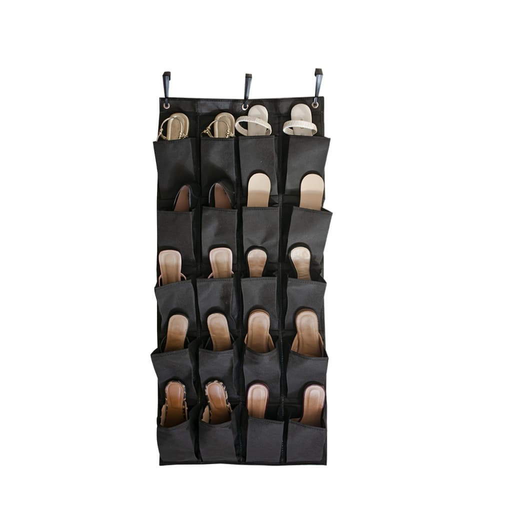 Sapateira Vertical 10 Pares de Porta Secalux 281031 Em TNT Flexível 20 Divisórias