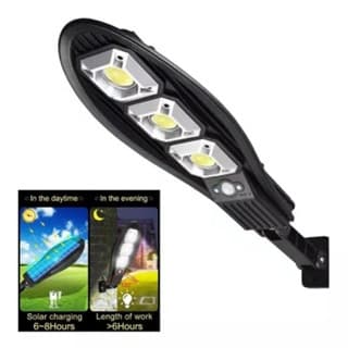 Lâmpada De Rua Solar De 3000W Super High Power Iluminação Exterior 160COB Jardim Com Controle Remoto