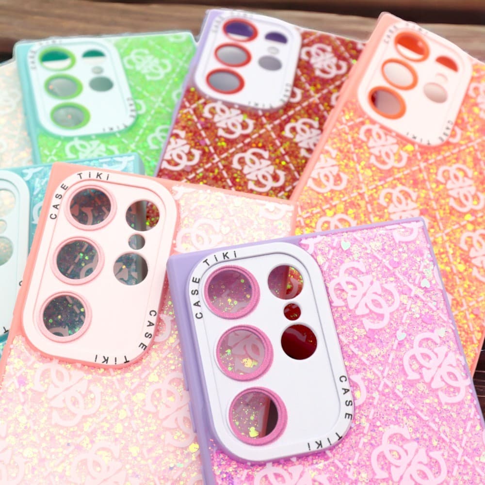 Capa Estampada Com Brilho Galaxy S24 Ultra