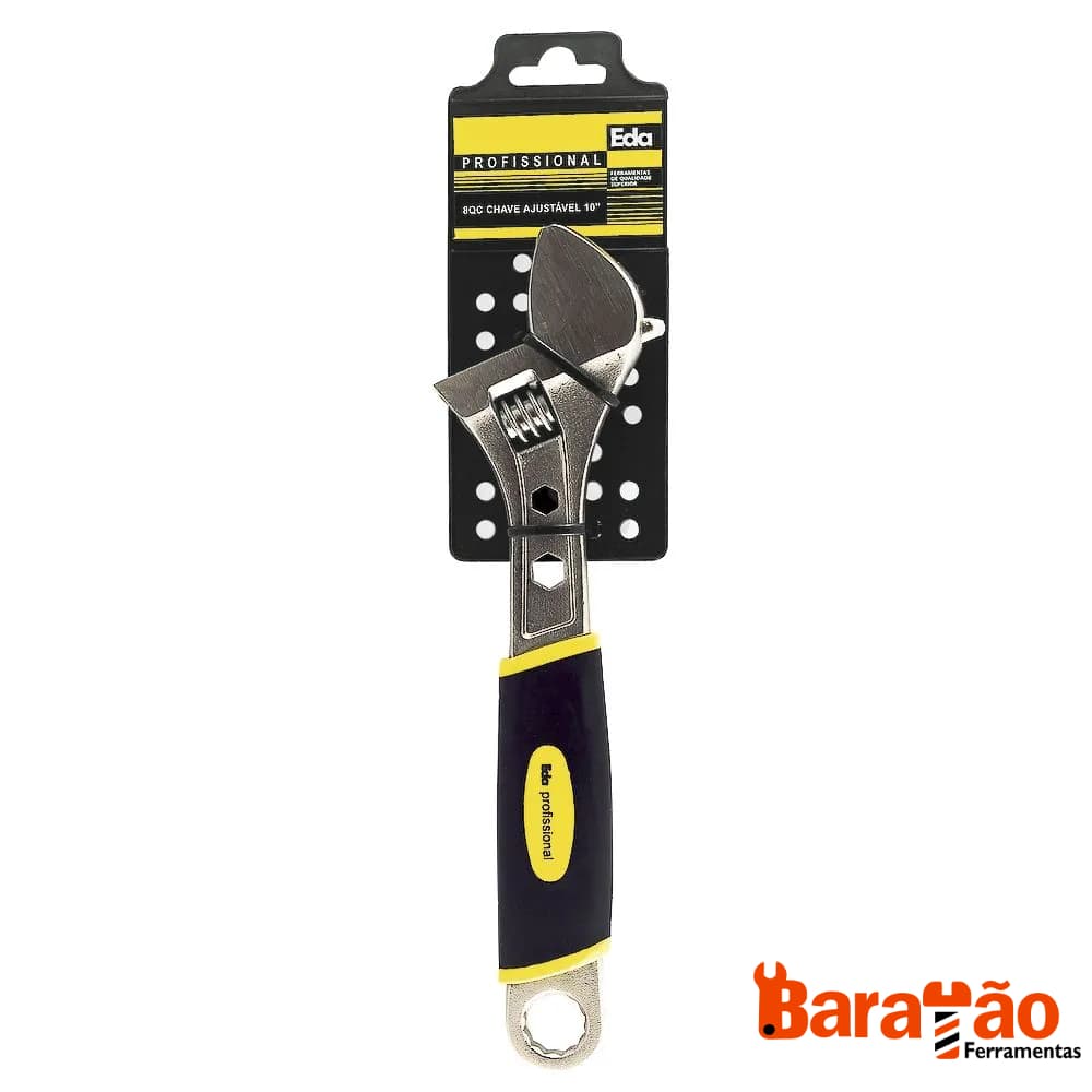 Chave Inglesa Ajustável Profissional 10” 8QC EDA