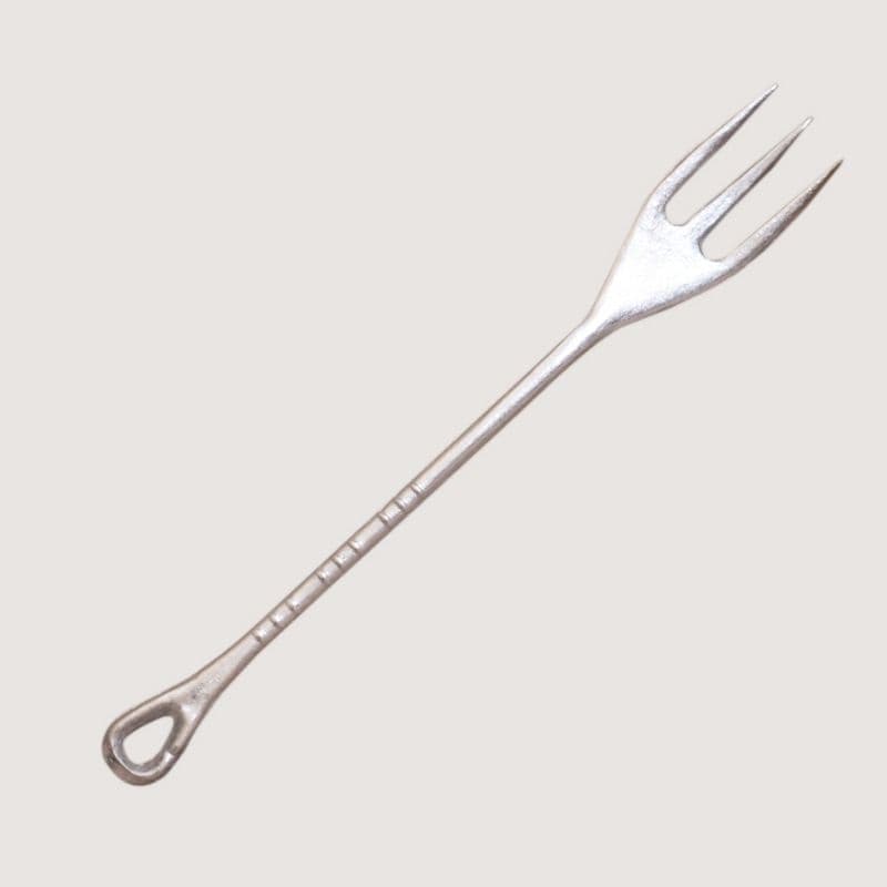 Garfo tridente em alumínio fundido/batido para churrasco,cozinha