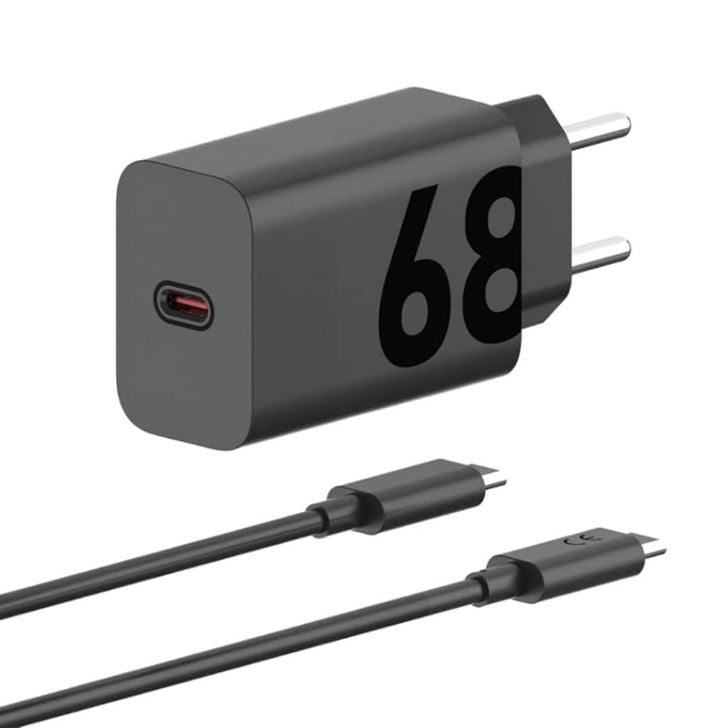 Carregador USB Tipo C 68W Turbo Compatível Moto G14