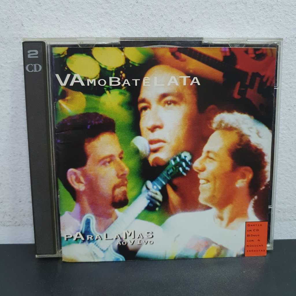 CD Duplo Paralamas Ao Vivo Vamobatêlata - Original Vamo Batê Lata