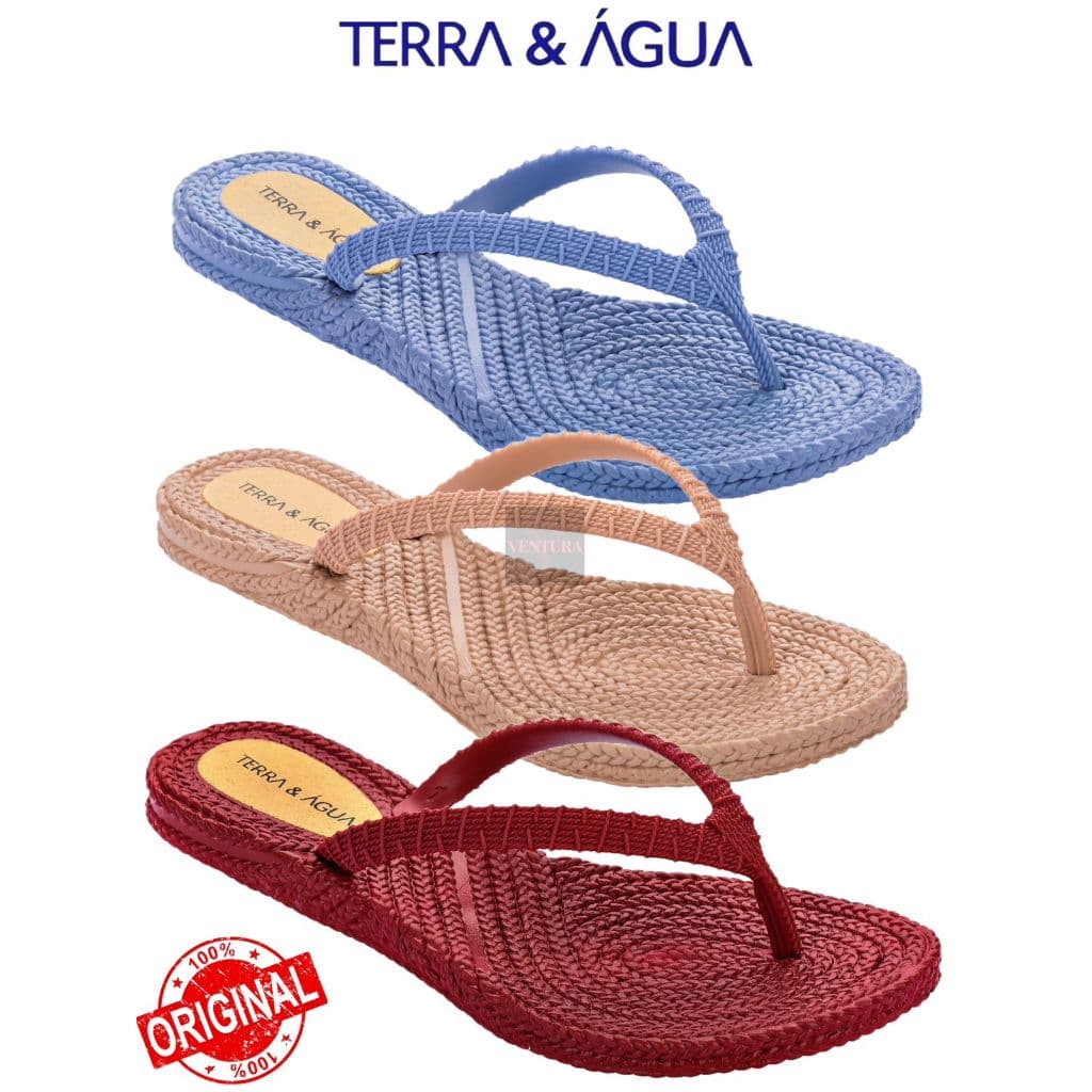 CHINELO TERRA E AGUA FEMININO CONFORTAVEL CANCUN ORIGINAL ANTIDERRAPANTE A