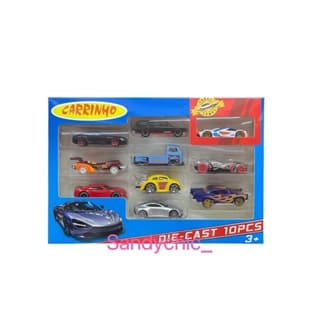 Carrinho De Ferro Estilo Hot Wheels Miniaturas Colecionáveis Hot Cars-Kits