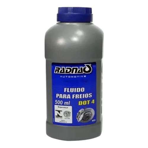 Fluido De Freio Dot 4 Radnaq 500 Ml Original De Qualidade