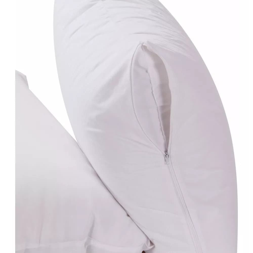 06 Capas Protetoras de Travesseiro Malha Gel (sem barulho) Fronha 45cm x 65cm com Zíper