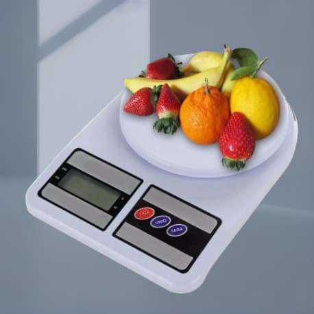 Balança Digital 1g A 10 Kg Cozinha Dieta Fitness Nutrição Branco 10 Kg - HAI BRASIL