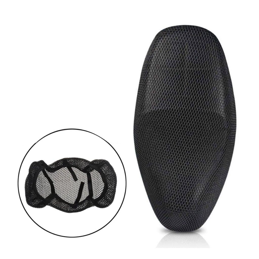 Capa De Banco Para Moto Universal Termica Ventilada Motocicleta Cor Preta