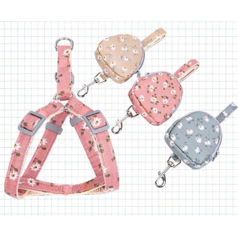 Coleira Peitoral Com Guia Para Cachorro/ Bolsa Mochila Multifuncional. Tamanhos M para cachorro até 10kg/ tamanho G para cachorros acima de 10kg