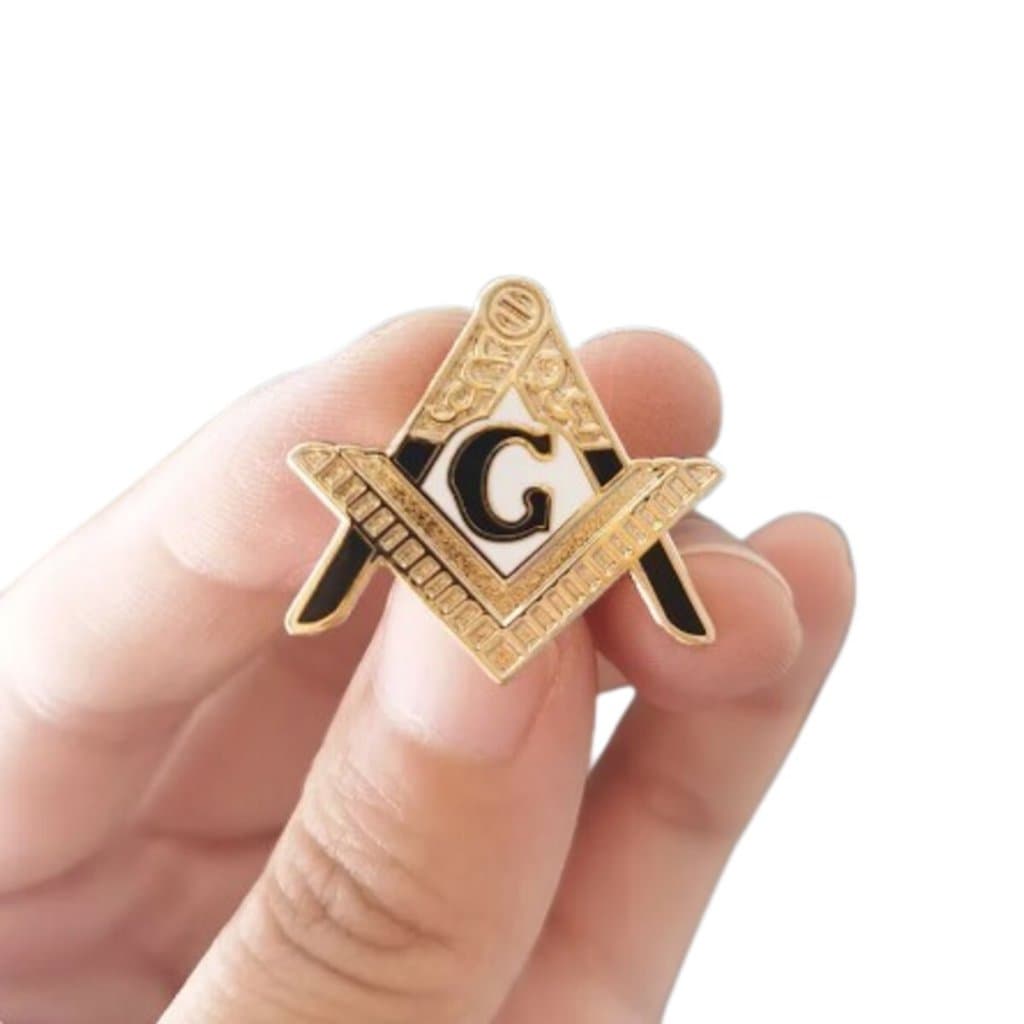 Pin Botton Maçonaria Maçom Templário Esquadro E Compasso