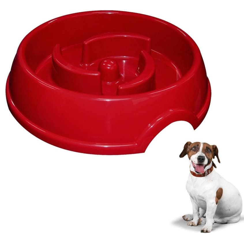 COMEDOURO EDUCATIVO  LENTO PARA CÃES - COMEDOURO INTERATIVO SLIM FURACÃO PET