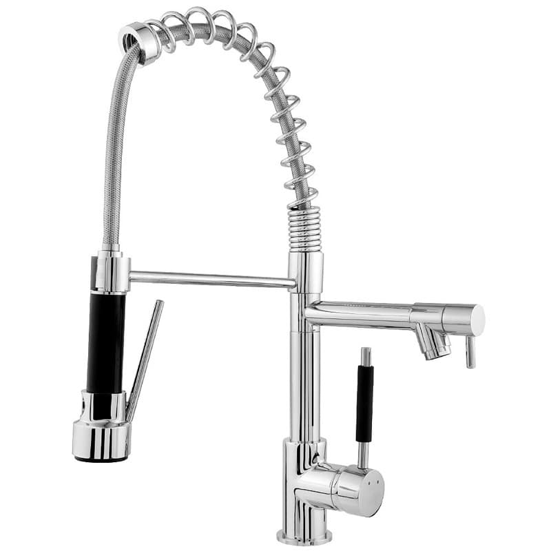 Torneira Cozinha Gourmet Monocomando Com Spray Extensor 2 saídas de água chef