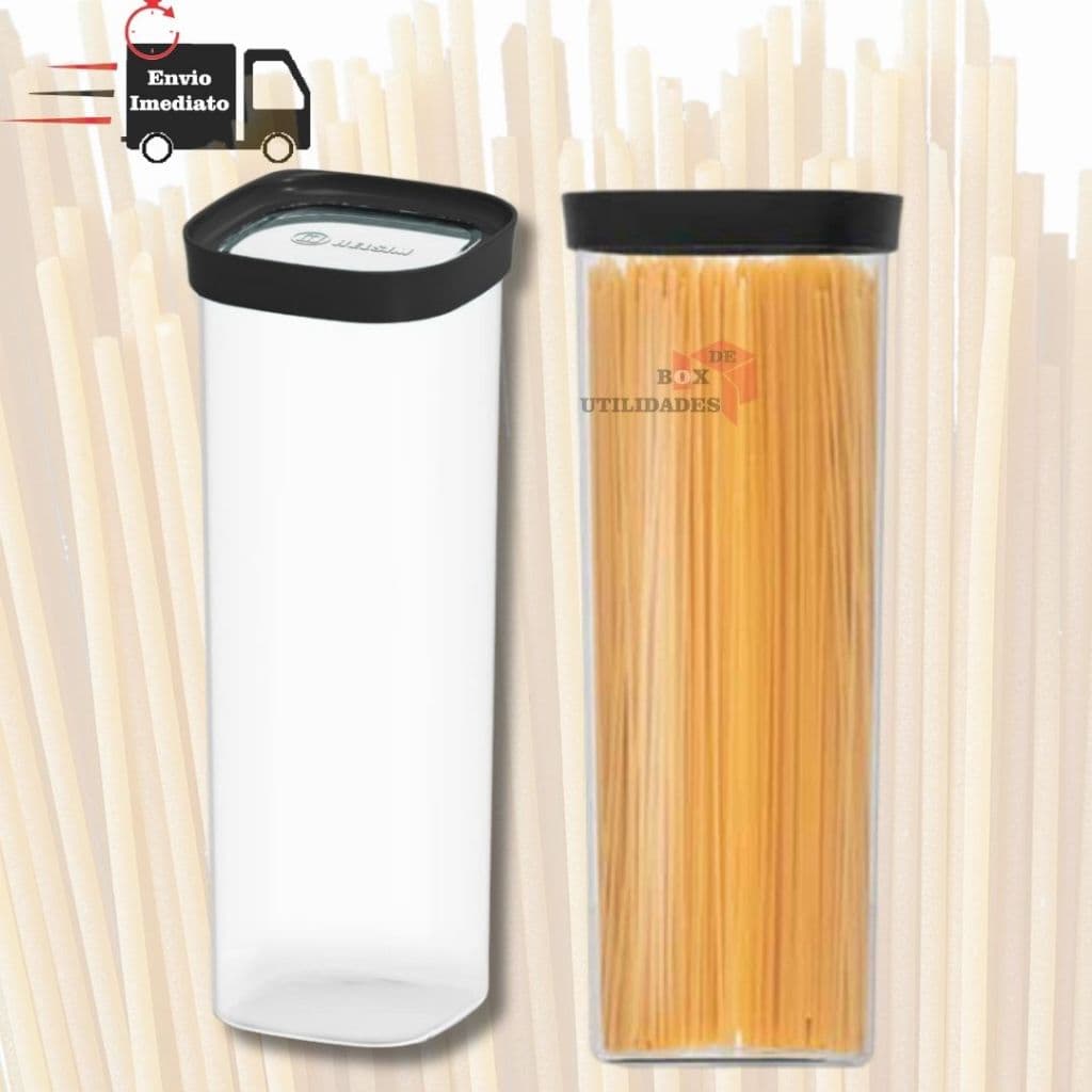 Pote Hermético Para Macarrao  Resistente  Cozinha Grandes Porcoes Porta Mantimentos