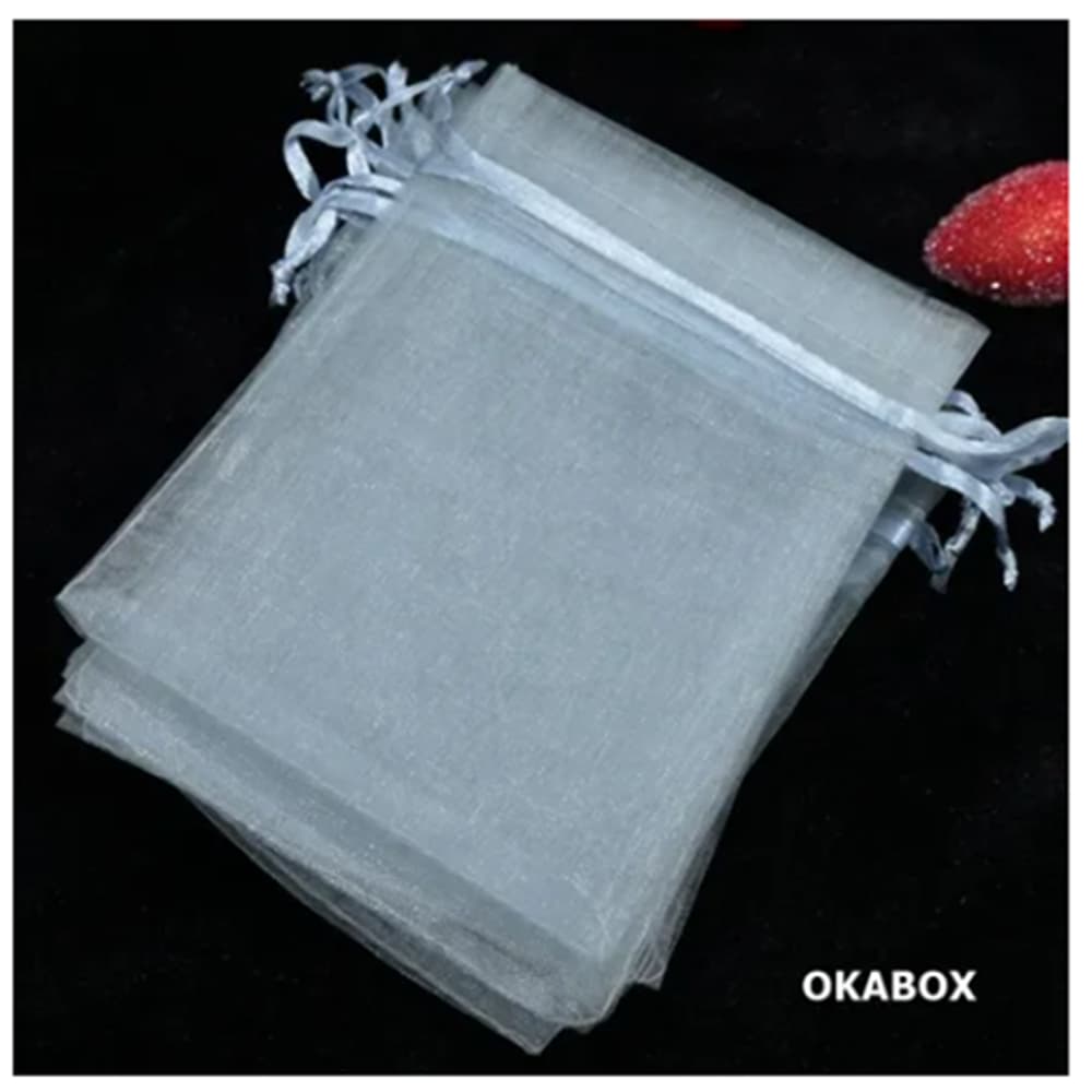 10 Saquinhos de organza organizar roupas chinelos saida maternidade (tam 30x40)