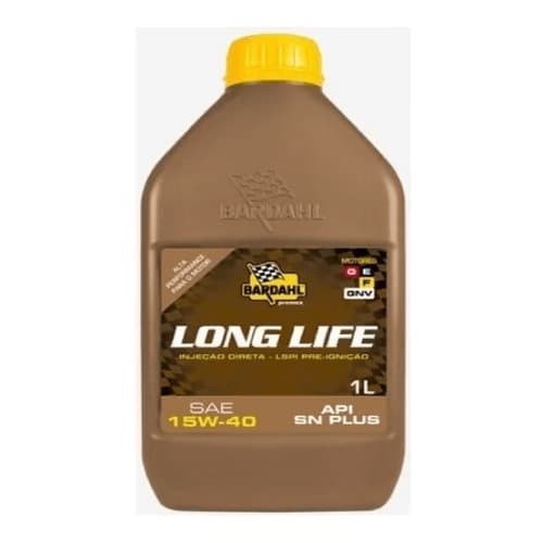 1 Litro De Óleo Motor 15w40 Semi-sintético Bardahl Maxoil