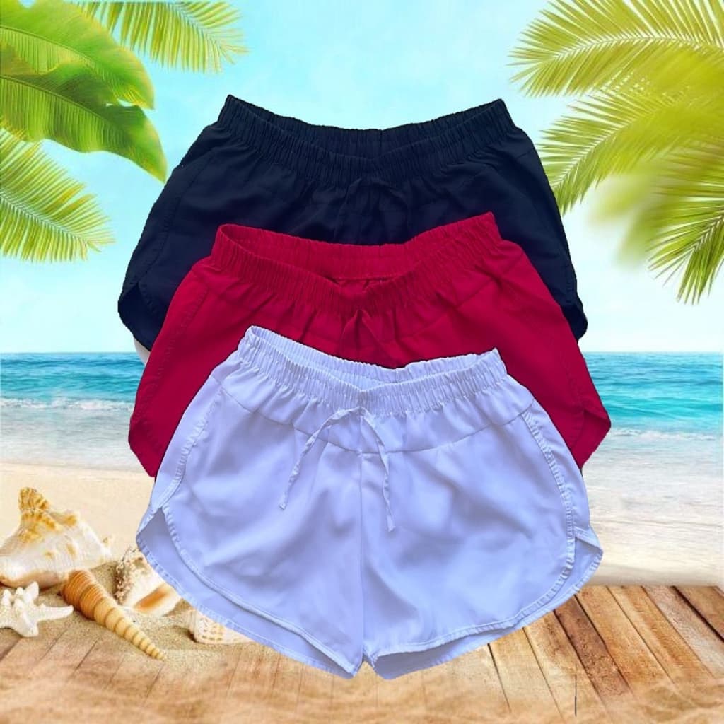 Short Tactel Feminino , leve e soltinho , shortinho para academia , saída de praia , moda verão , roupa de academia , Ca