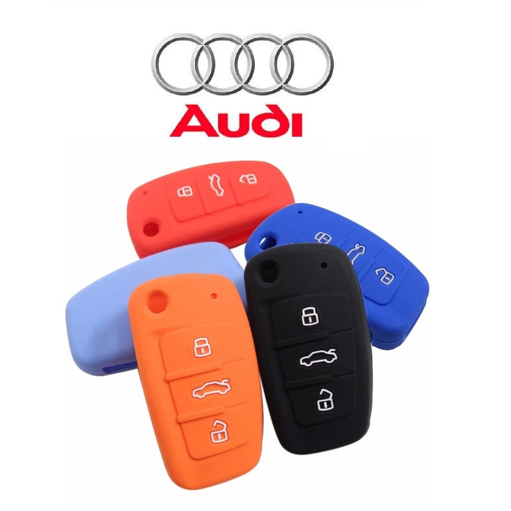 Capinha Silicone Chave Canivete Audi Q3 A3 A4 A1 A5 Q3 Sline