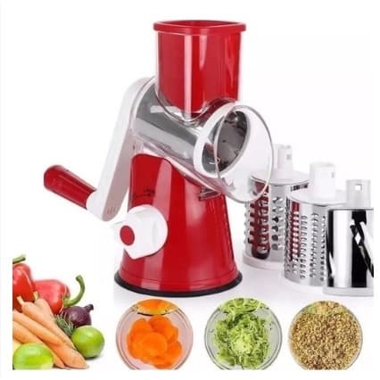 Cortador Fatiado 3 Laminas Ralador Legumes Queijo Verduras Frutas novo