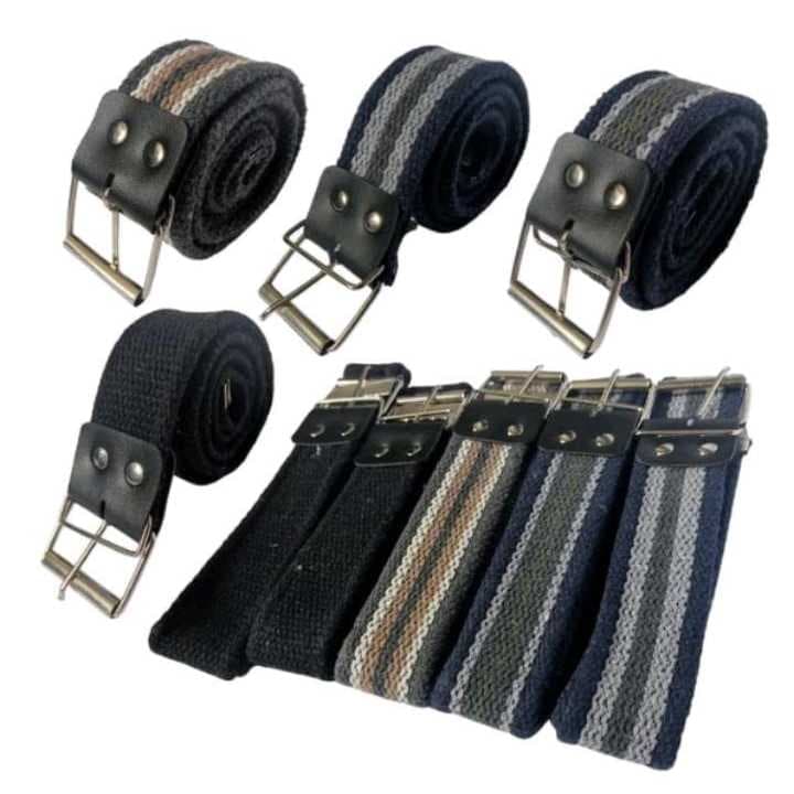 Cinto Masculino De Lona Varias Cores Tamanho