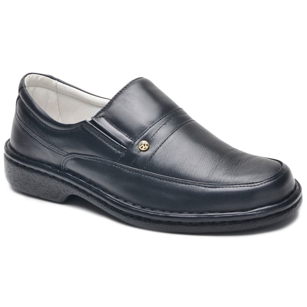 Sapato Social Confort Preto CR1003 – Palmilha Gel