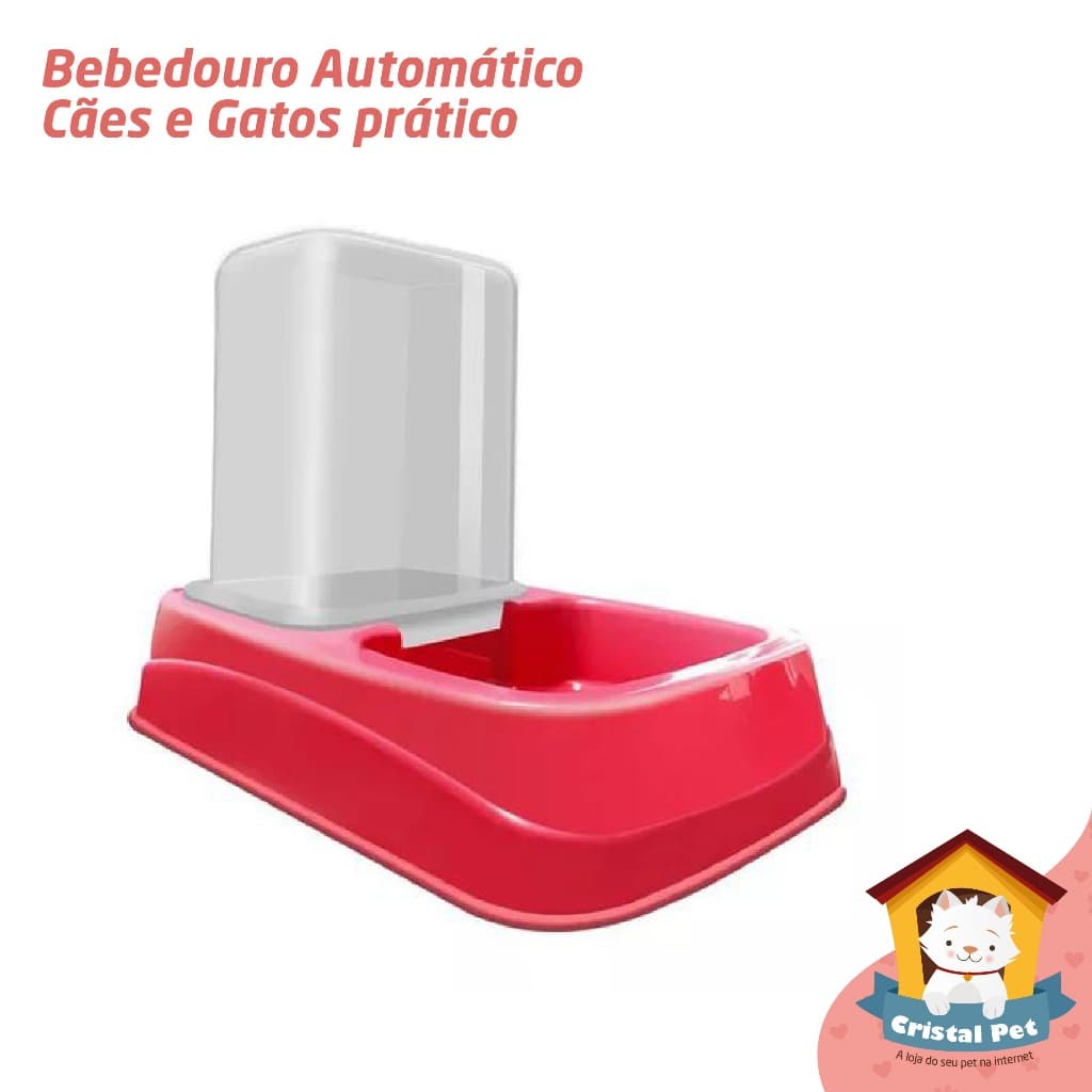 Bebedouro Automático Cães e Gatos prático