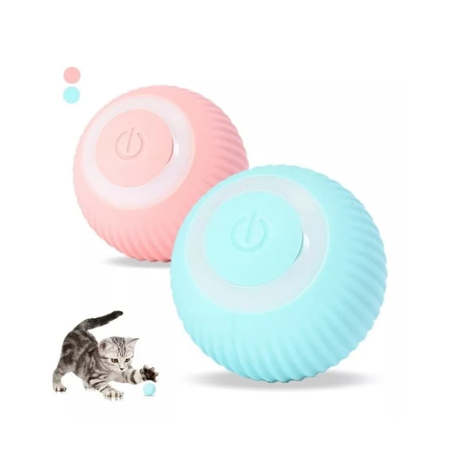 Bolinha interativa gravitacional recarregável para gato