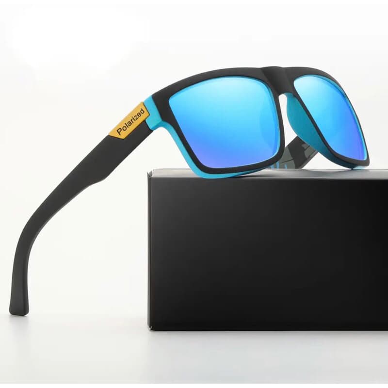 Óculos de sol sem a caixa polarizados para homens, pesca e corrida, óculos à prova de vento, lente TAC, UV400 HD Vision