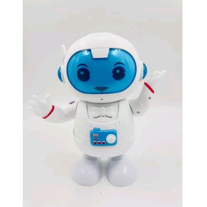 brinquedo robô dança som e luzes