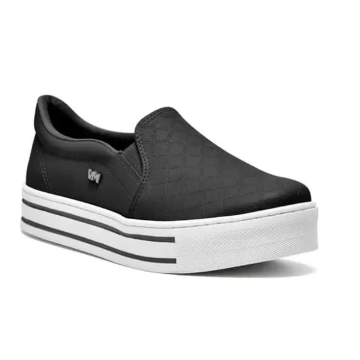 TÊNIS SLIP ON PLATAFORMA CONFORTÁVEL VIA MARTE