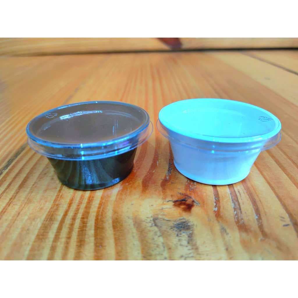 100 un Potes para Molho Condimento com Tampa 30ml G695 Galvanotek Premium