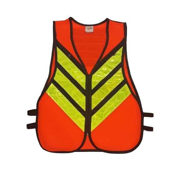 Colete Refletivo de Alta visibilidade Moto Taxi – Moto Boy- Moto Frete - Delivery - Cor Laranja