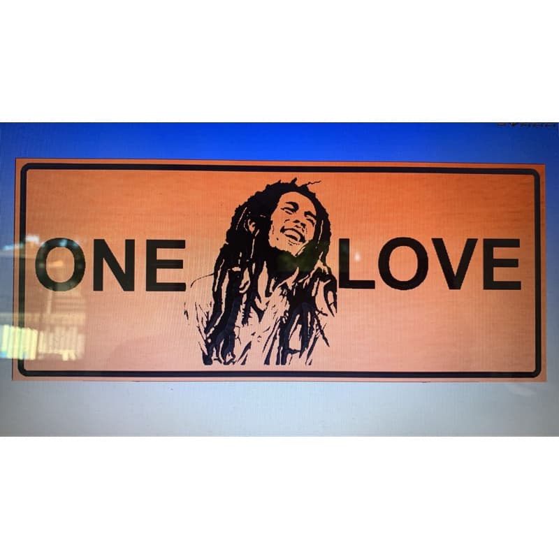 Placa Decorativa Bob Marley