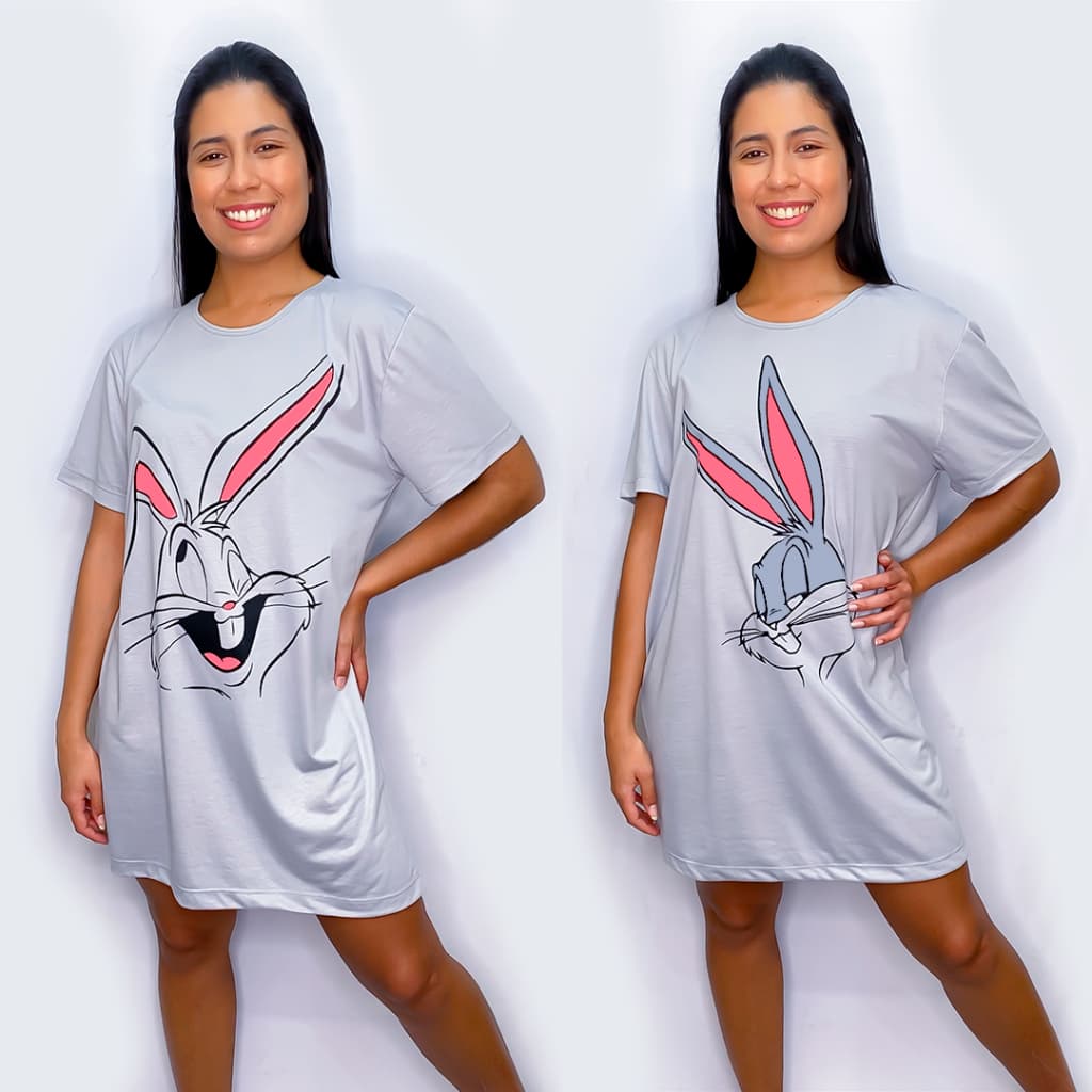 Camisola de Manga Adulto Desenhos Divertidos Páscoa Coelho Coelhinho
