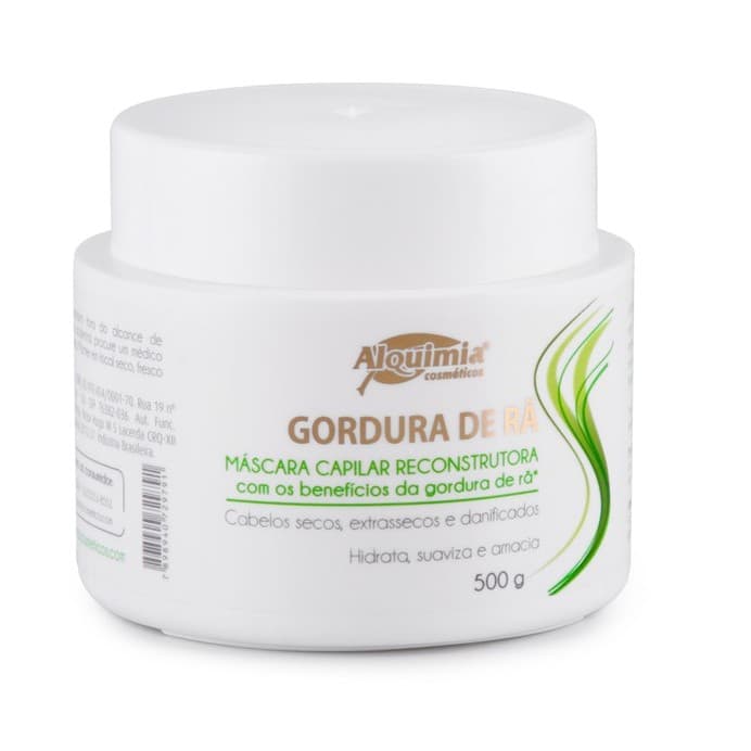 Máscara Reconstrutora Gordura de Rã Alquimia Cosméticos -  500g