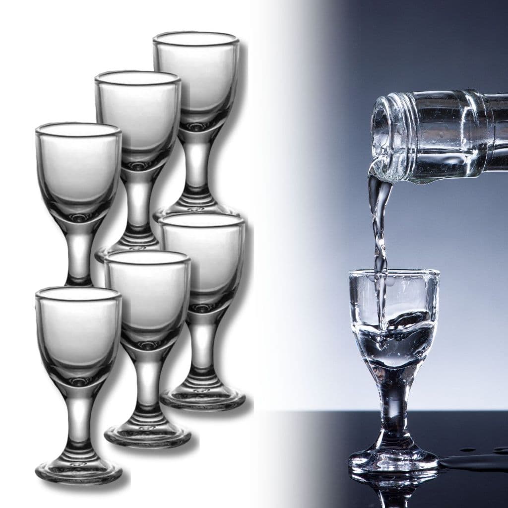 6 Mini Taça Tacinha de Licor Vinho Dose Casa Vidro Lembrancinha Brind Aperitivo