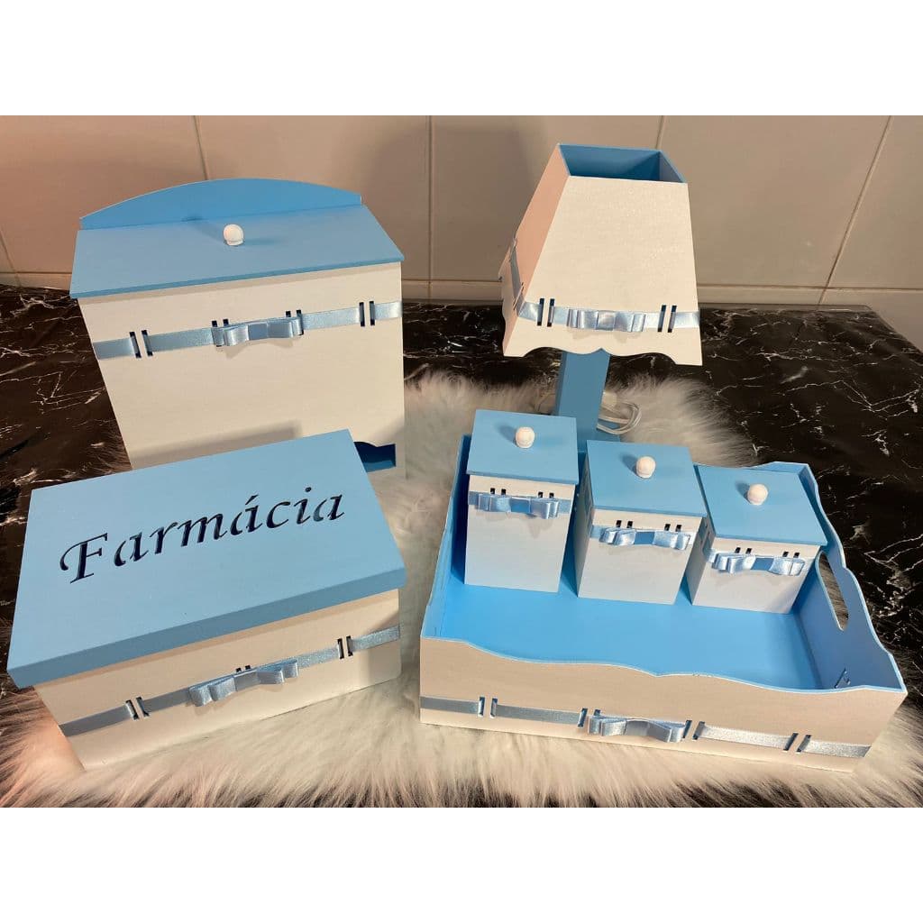 Kit Higiêne para Bebê Azul