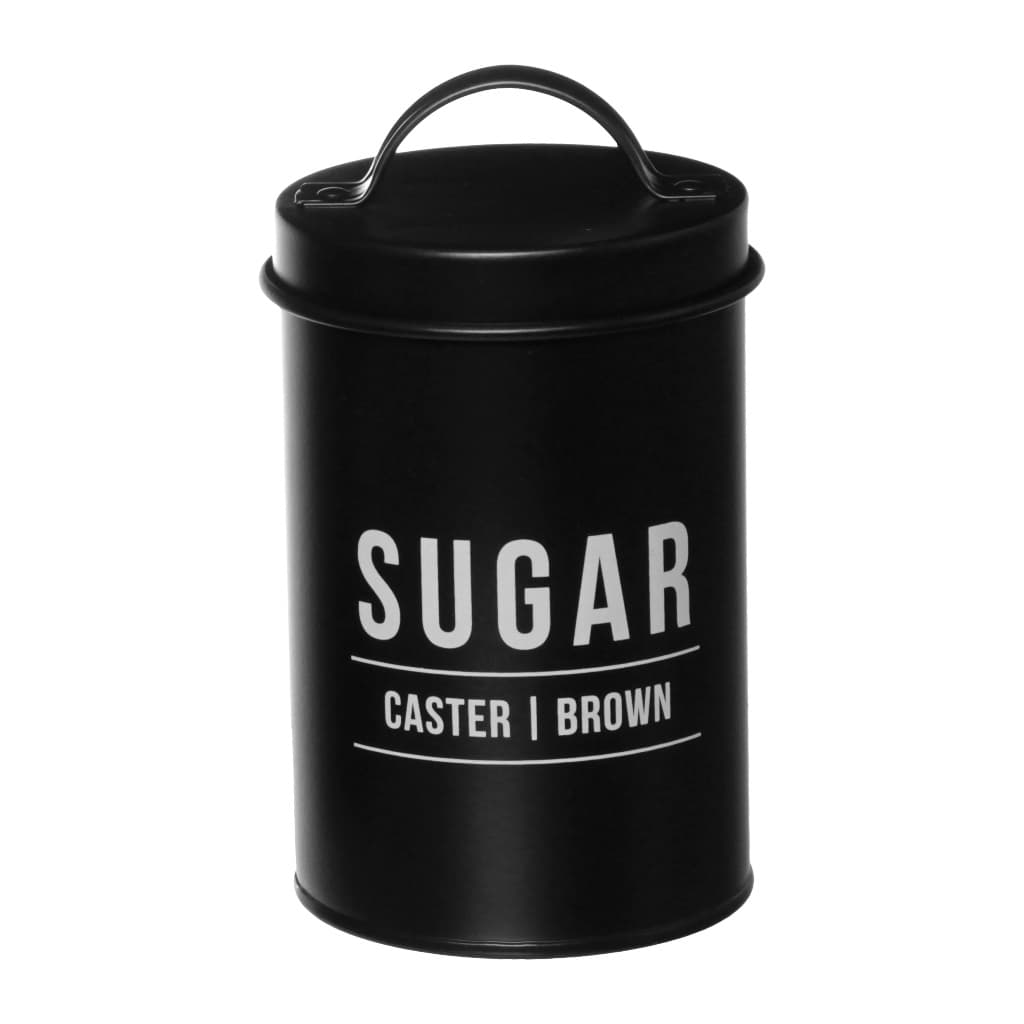 Pote Lata Para Açúcar Manhattan Aço Galvanizado 800ml Porta Mantimento - Hauskraft