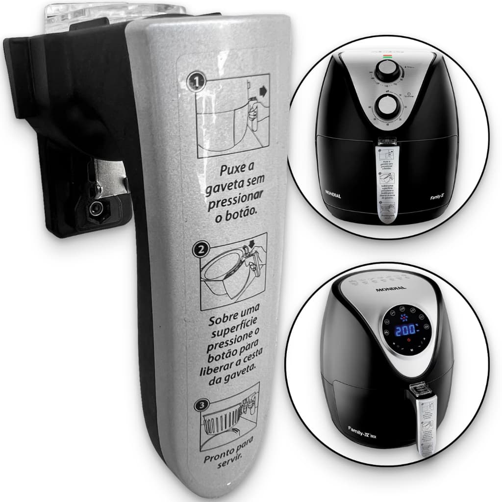 Cabo Puxador Alça Air Fryer Mondial AF-29 AF-30 AF-31 Original