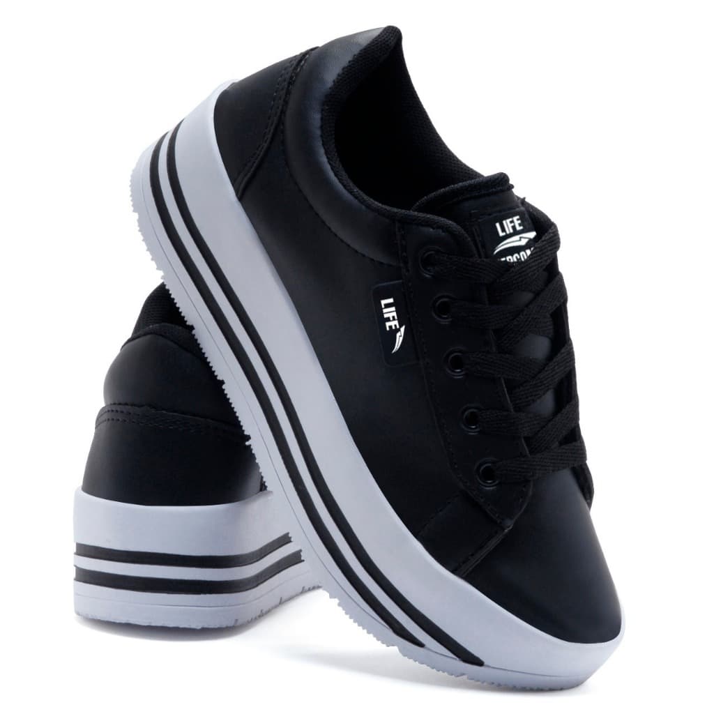 Tênis feminino lançamento novidade leve confortável casual plataforma na promoção