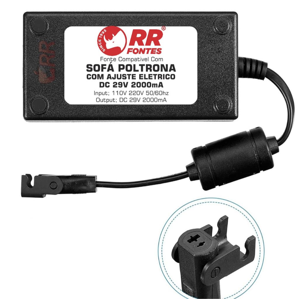 Fonte Dc 29v Pra Cadeira Massagiadora