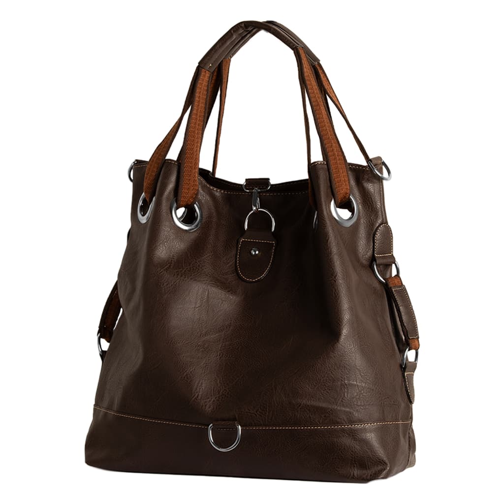 Bolsa Feminina Grande Maxi Trabalho Faculdade Pequenas Viagens Casual Couro Ecológico de Ótima Qualidade Ombro e Transve