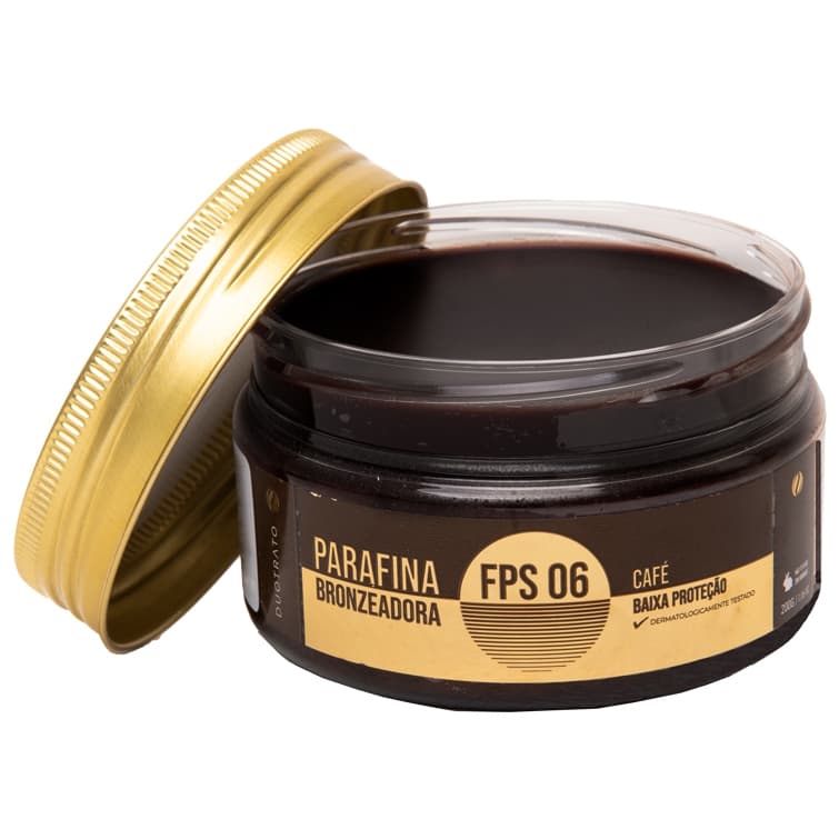 Parafina Bronzeadora Café Duotrato 200g FPS 06