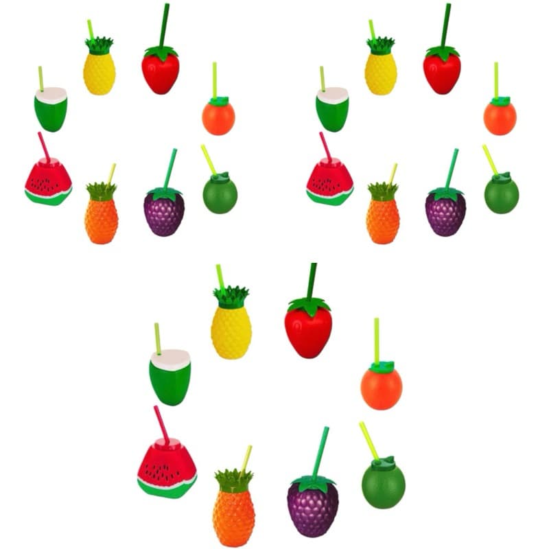 Copo Frustas Tropicais Festa 24 Copos Uva Abacaxi Laranja E Amarelo Coco Limoneto Laranjita Melancia Morango Injetemp