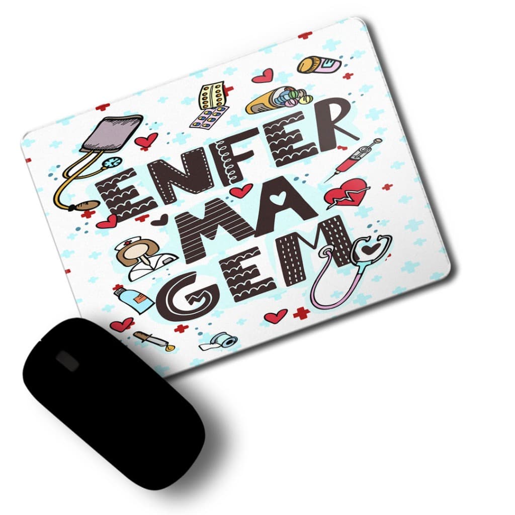 Mouse Pad Personalizado Profissões Enfermagem